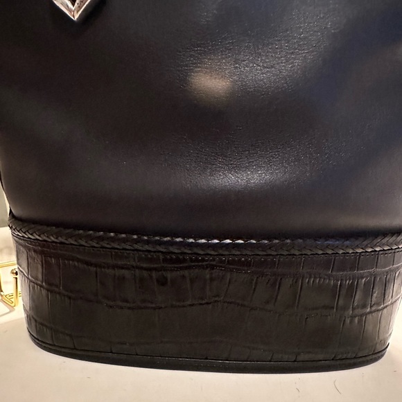 Brighton black leather shoulder tote - Picture 4 of 9